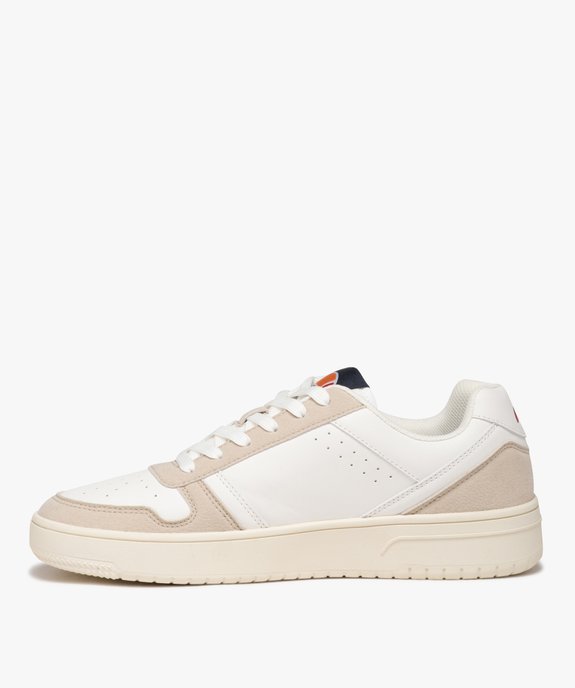 Baskets homme unies avec détails suédés et à lacets - Ellesse  vue3 - ELLESSE - GEMO