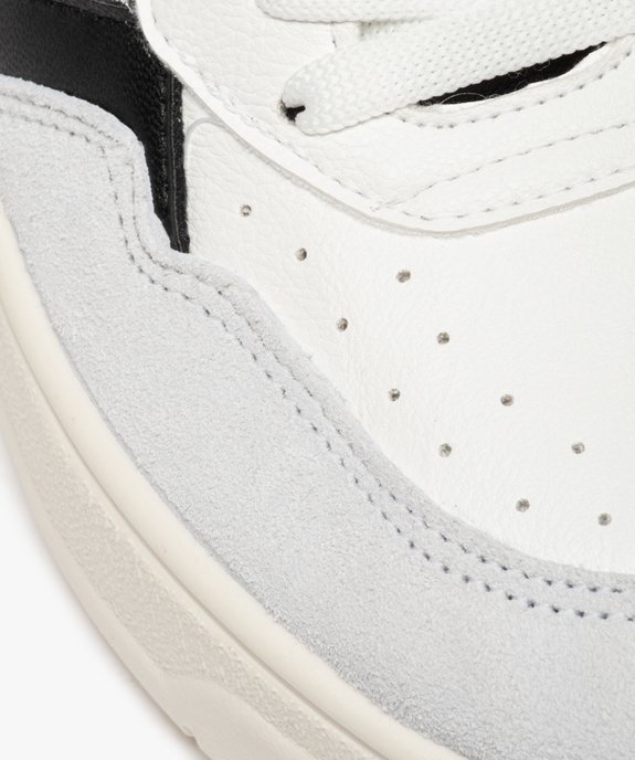 Baskets homme à lacets et détails contrastés style retro  vue6 - GEMO (SPORTSWR) - GEMO