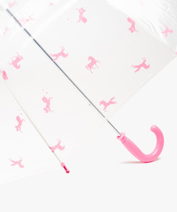 Parapluie enfant à motifs licornes vue3 - GEMO (ACCESS) - GEMO