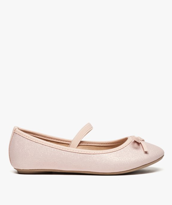 Ballerines fille pailletées avec bride élastique sur le dessus vue1 - GEMO (ENFANT) - GEMO