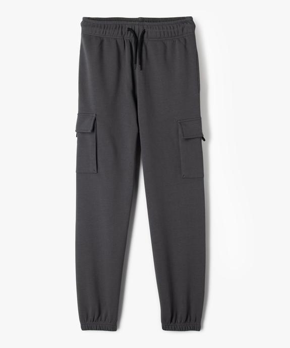 Pantalon cargo molletonné garçon vue1 - GEMO (JUNIOR) - GEMO