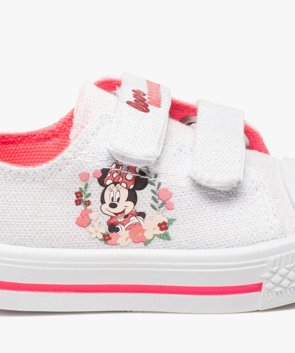 Tennis Bebe Fille En Toile Imprimee Minnie Gemo