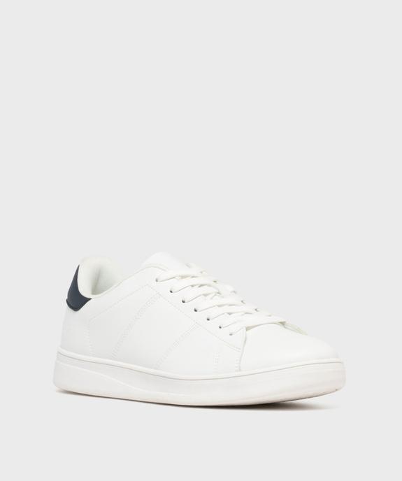 Baskets basses à lacets unies look urbain homme - 5 Miles vue3 - 5 MILES - GEMO