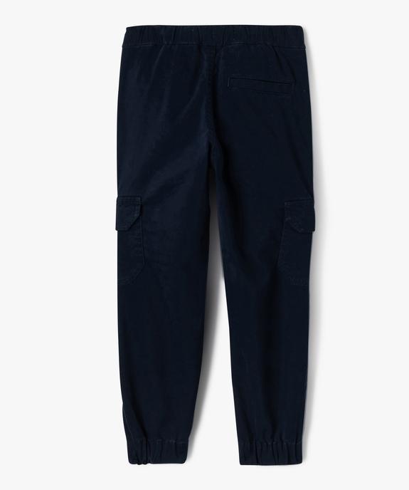 Pantalon cargo à taille élastiquée garçon vue4 - CAMPS - GEMO