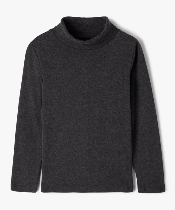Tee-shirt col montant manches longues garçon vue1 - GEMO 4G GARCON - GEMO