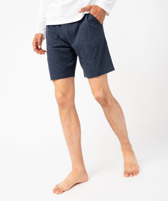 Short de pyjama en jersey à taille élastique homme vue2 - GEMO(HOMWR HOM) - GEMO