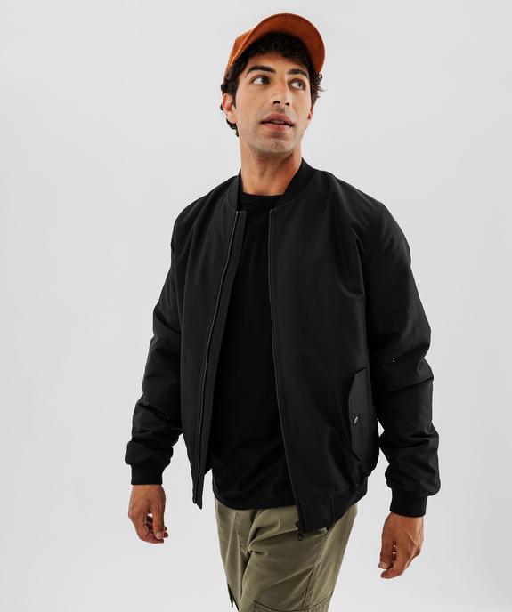 Blouson zippé style bombers homme vue9 - GEMO 4G HOMME - GEMO