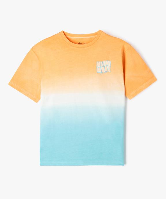 Tee-shirt original manches courtes garçon vue2 - GEMO (JUNIOR) - GEMO