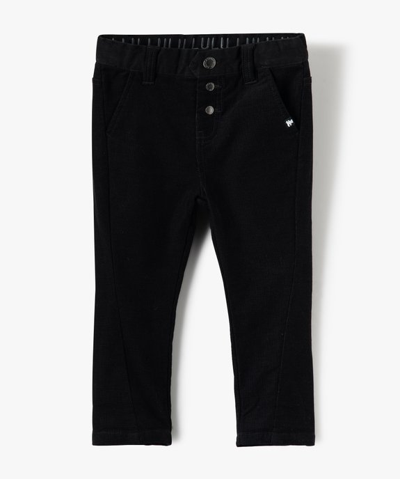 Pantalon bébé garçon en velours – LuluCastagnette vue1 - LULUCASTAGNETTE - GEMO