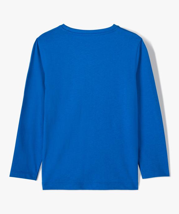 T-shirt manches longues imprimé garçon vue3 - GEMO (ENFANT) - GEMO