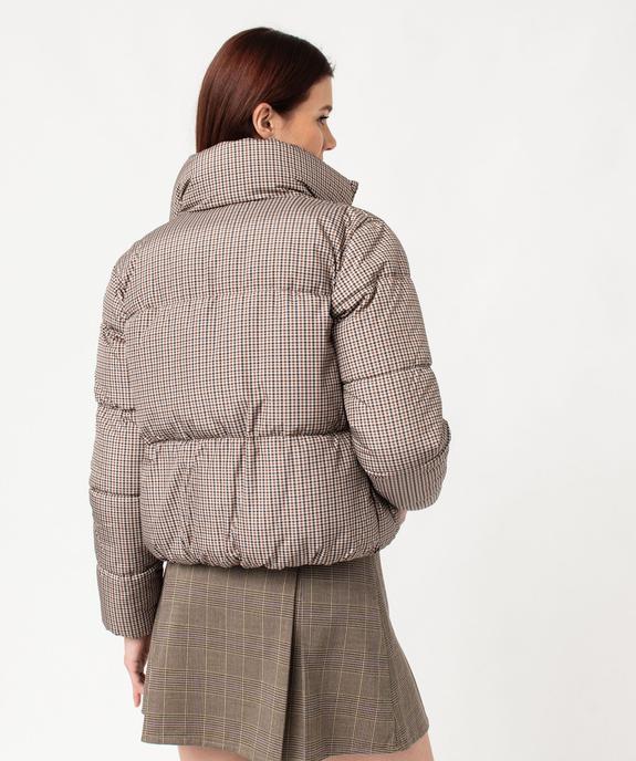 Blouson matelassé avec col montant coupe courte femme vue3 - PREMIER PRIX BY GEMO - GEMO