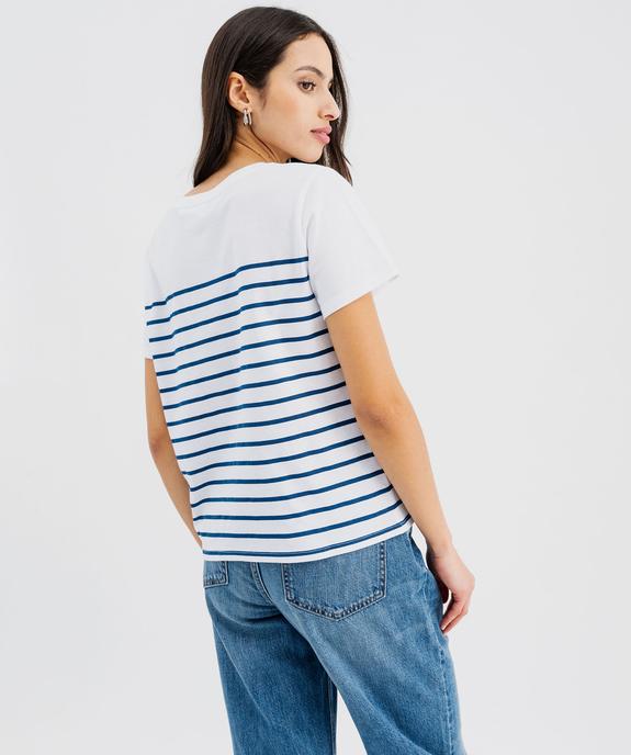 Tee-shirt oversize avec motif Stitch femme - Disney vue4 - LILO & STITCH - GEMO