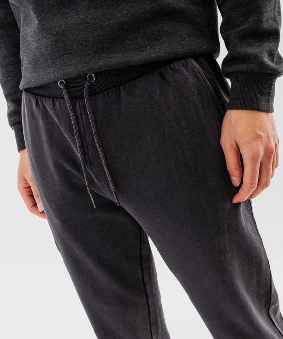 Pantalon de jogging avec intérieur bouclette homme vue2 - GEMO (HOMME) - GEMO