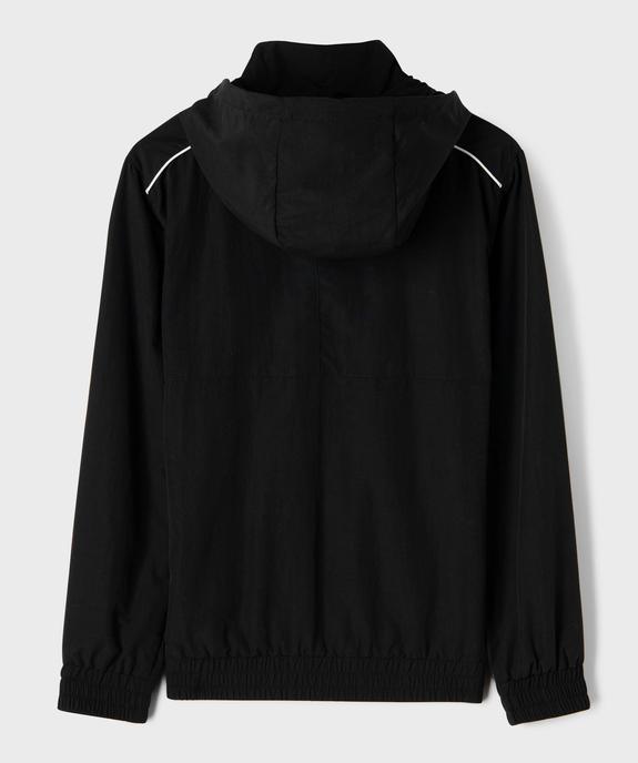Blouson coupe-vent imperméable à capuche garçon vue6 - GEMO (JUNIOR) - GEMO