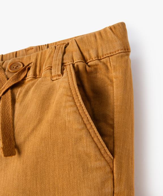 Pantalon chino coupe regular garçon vue2 - GEMO (ENFANT) - GEMO