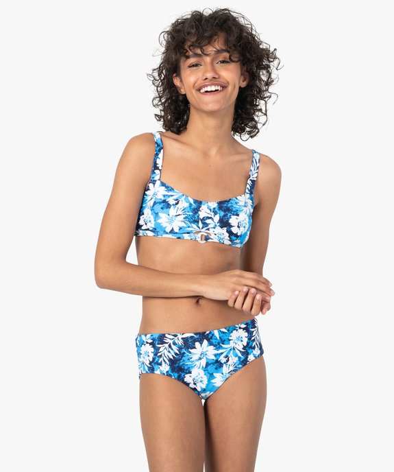 Bas de maillot de bain femme forme shorty vue3 - GEMO 4G FEMME - GEMO