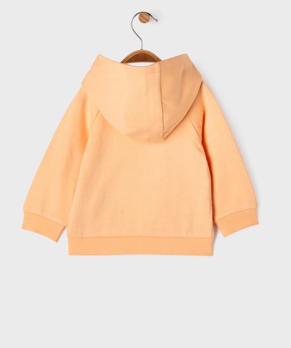 Sweat à capuche facile à enfiler bébé garçon vue5 - GEMO 4G BEBE - GEMO
