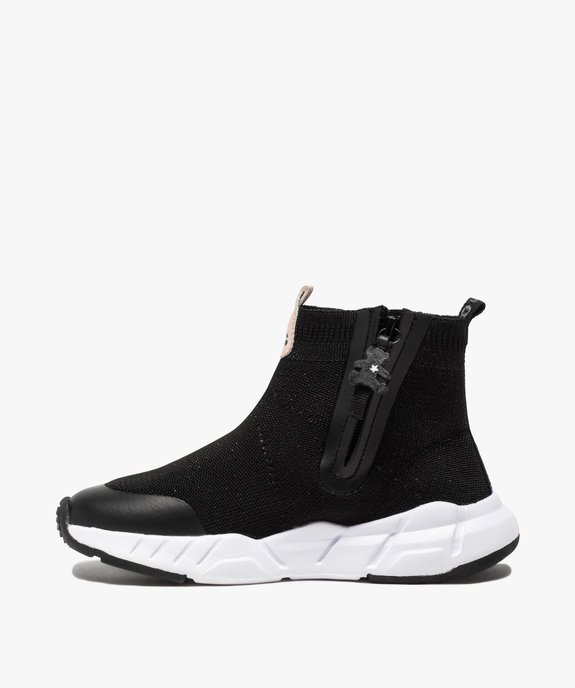 Baskets fille en forme de chaussettes - LuluCastagnette  vue3 - LULU CASTAGNETT - GEMO