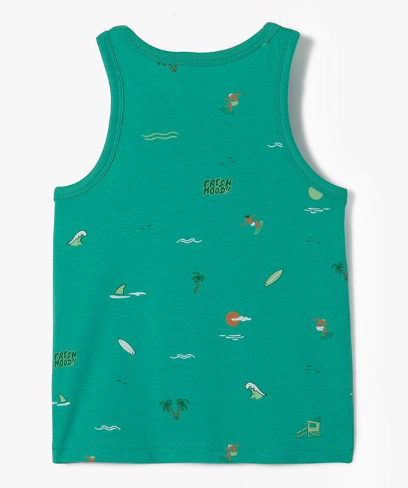 Débardeur imprimé surf garçon vue3 - GEMO (ENFANT) - GEMO