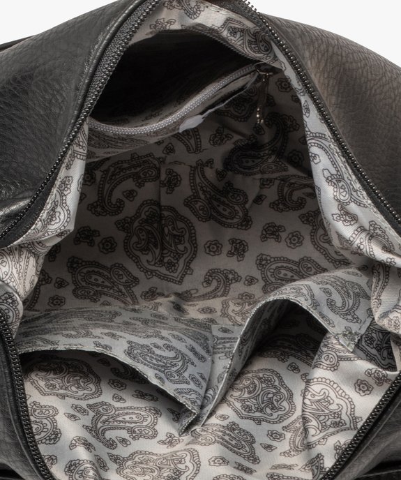 Sac besace à multipoches zippées femme vue3 - GEMO (ACCESS) - GEMO