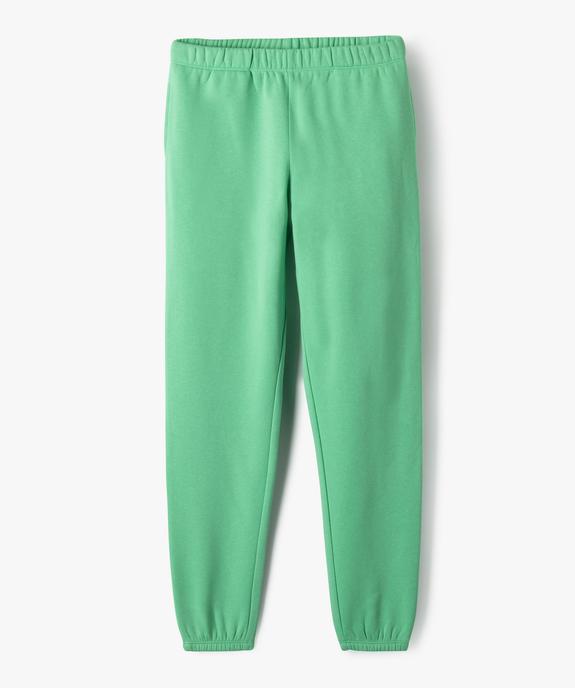 Pantalon de jogging molletonné fille vue2 - PREMIER PRIX BY GEMO - GEMO