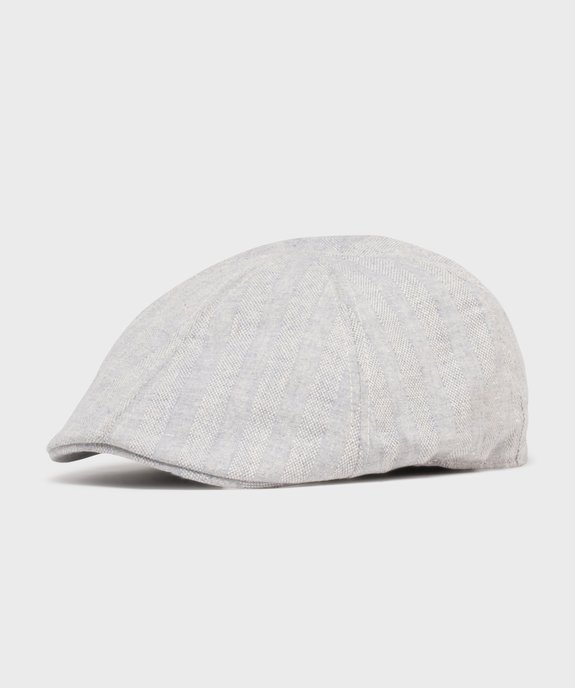 Casquette plate chinée à rayures homme vue1 - GEMO (ACCESS) - GEMO