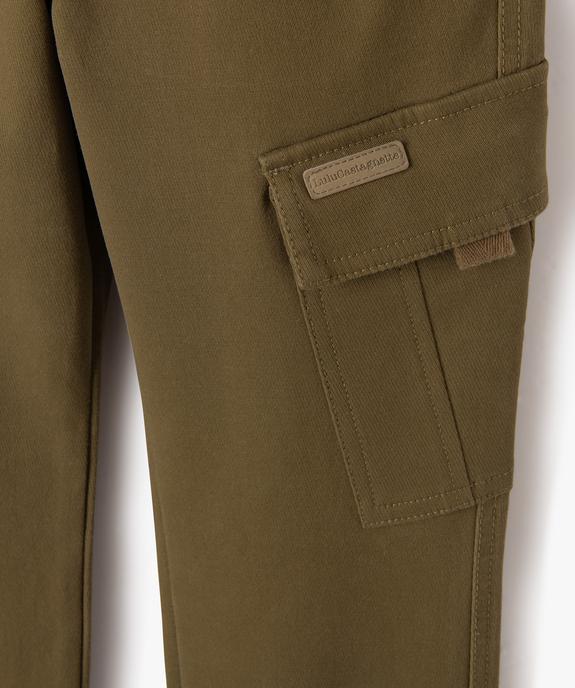 Pantalon cargo coupe slim garçon vue2 - LULUCASTAGNETTE - GEMO