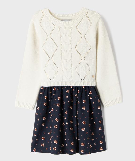 Robe effet 2-en-1 fille - LuluCastagnette vue1 - LULUCASTAGNETTE - GEMO