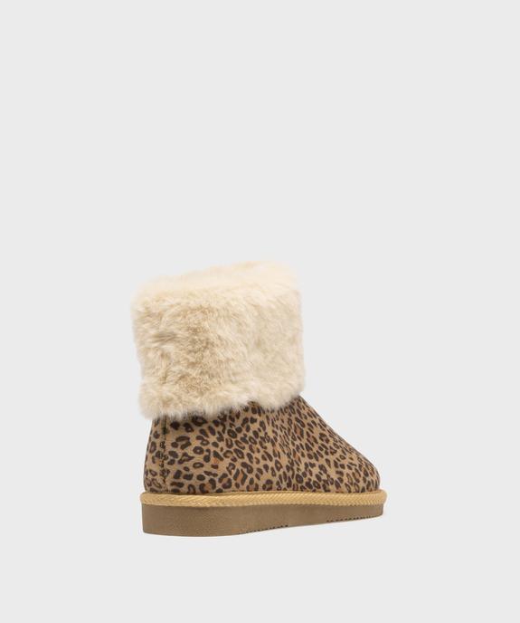Boots fourrées à motif léopard fille vue4 - LOVELY WINGS - GEMO