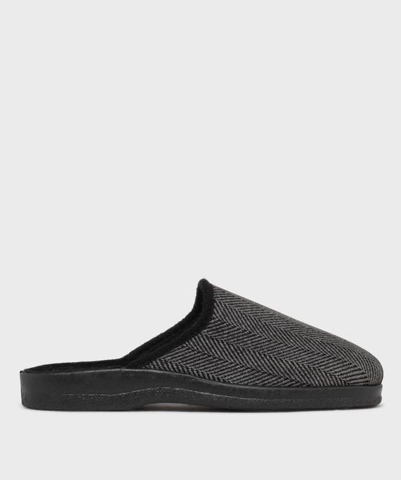 Chaussons mules confort à motifs chevrons homme vue1 - G'FLEX GEMO FOR GOOD - GEMO