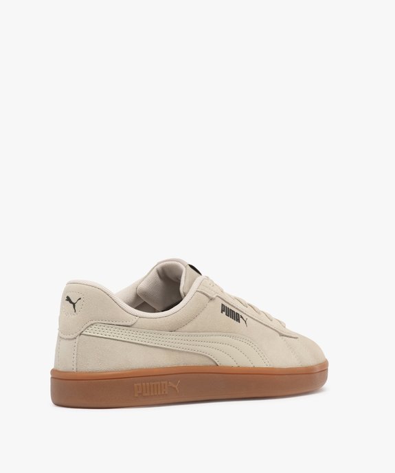 Baskets homme en cuir suédé avec semelle effet gomme Smash - Puma vue5 - PUMA - GEMO
