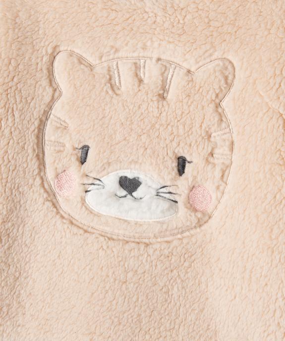 Sweat en sherpa à motif bébé fille vue2 - GEMO(BEBE DEBT) - GEMO
