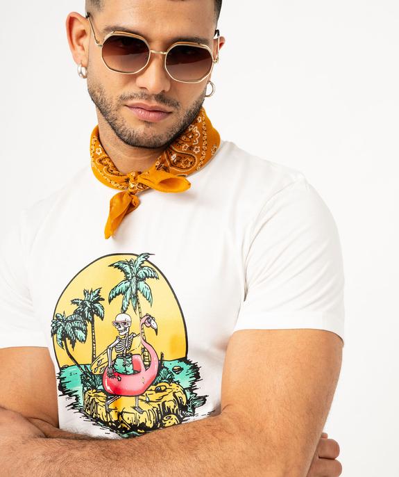 Tee-shirt manches courtes imprimé homme vue2 - GEMO (HOMME) - GEMO