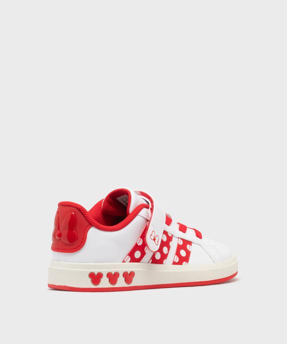 Baskets Grand Court Minnie Mouse fille - Adidas X Disney vue4 - ADIDAS - GEMO