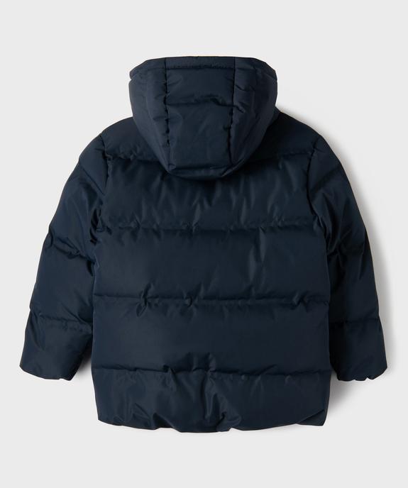 Blouson déperlant doublé polaire à capuche garçon vue5 - GEMO 4G GARCON - GEMO
