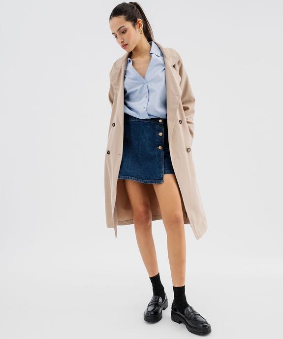 Trench long femme - LuluCastagnette vue6 - LULUCASTAGNETTE - GEMO