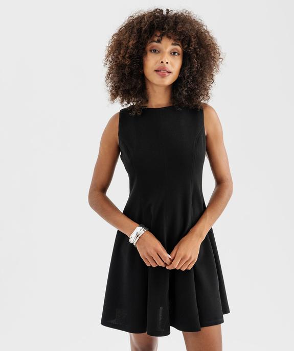 Robe courte sans manches bas évasé femme vue2 - GEMO 4G FEMME - GEMO