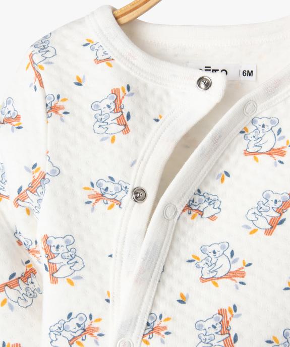 Ensemble 3 pièces spécial nuit bébé garçon vue5 - GEMO(BB COUCHE) - GEMO