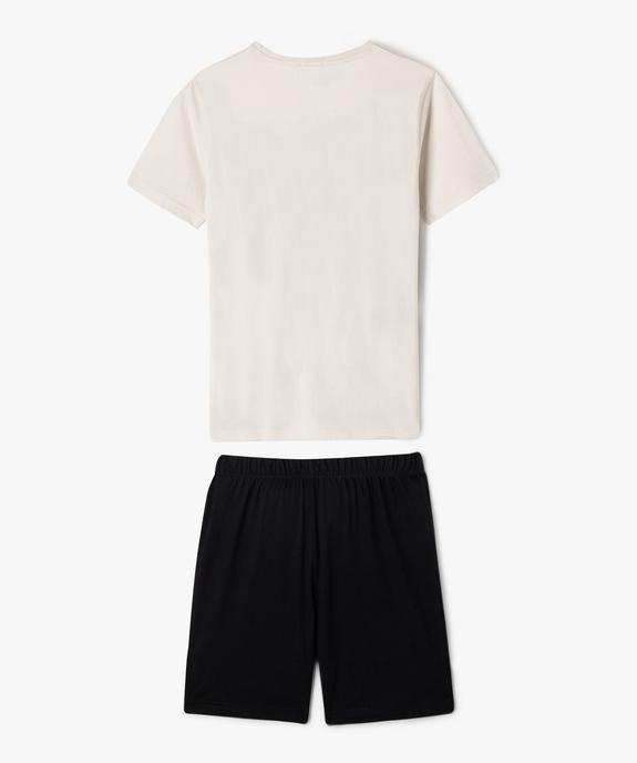 Pyjashort imprimé surf garçon vue3 - GEMO 4G GARCON - GEMO