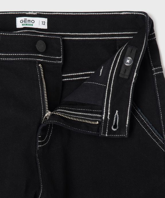 Bermuda skater avec taille ajustable garçon vue6 - GEMO 4G GARCON - GEMO
