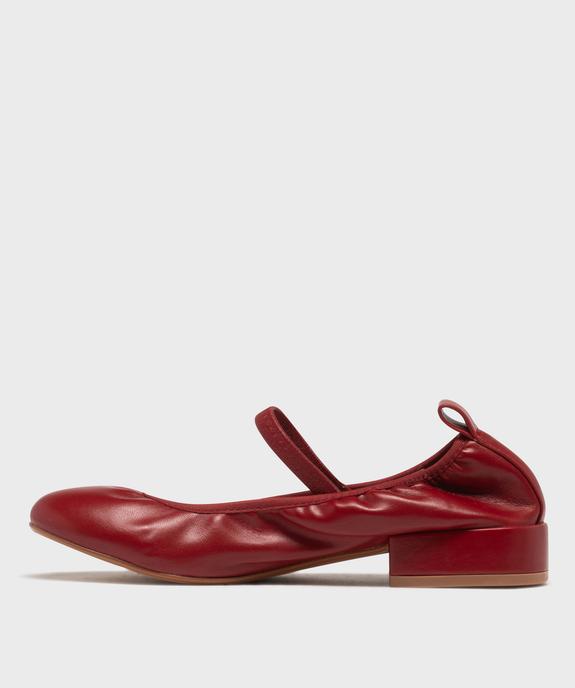 Ballerines souples à petit talon femme - Follow Me vue3 - FOLLOW ME - GEMO