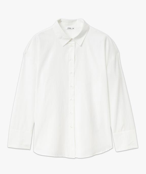 Chemise oversize unie femme vue4 - GEMO(FEMME PAP) - GEMO