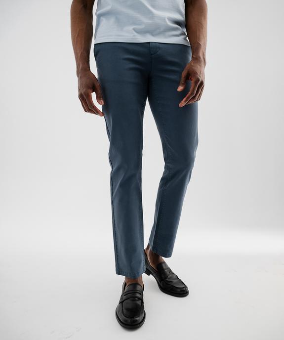 Pantalon chino coupe Slim homme vue2 - GEMO 4G HOMME - GEMO