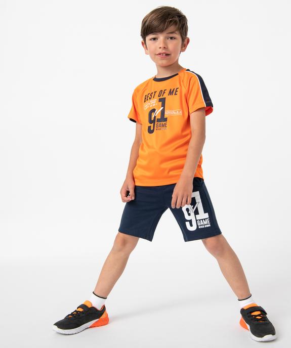 T-shirt manches courtes sportif garçon vue5 - GEMO (ENFANT) - GEMO