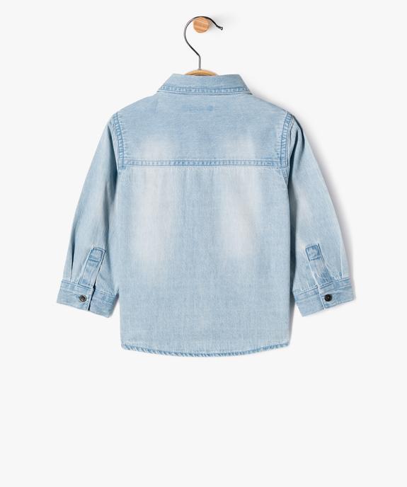 Ensemble 2 pièces chemise et tee-shirt bébé garçon vue6 - GEMO(BEBE DEBT) - GEMO