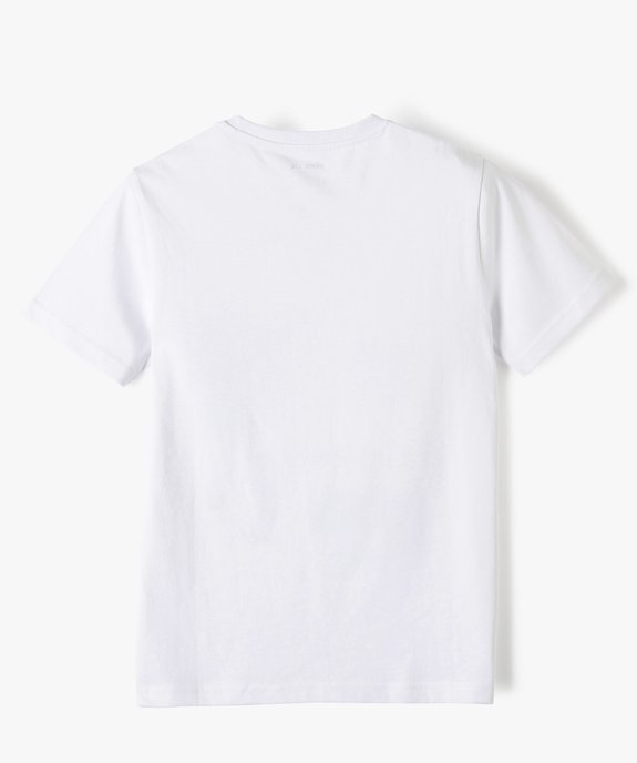 Tee-shirt garçon imprimé à manches courtes vue4 - GEMO (JUNIOR) - GEMO