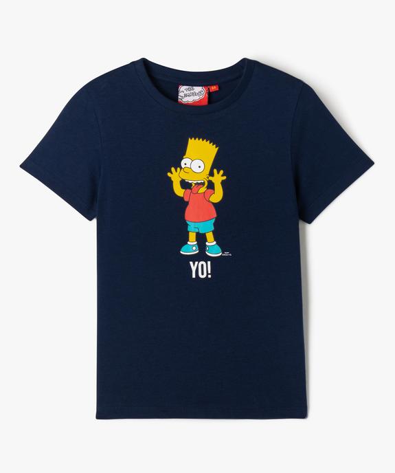 Tee-shirt imprimé Simpsons garçon vue1 - SIMPSONS - GEMO