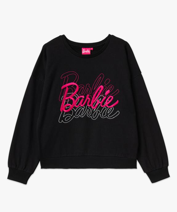 Sweat ample avec inscriptions brodées femme - Barbie vue4 - BARBIE - GEMO