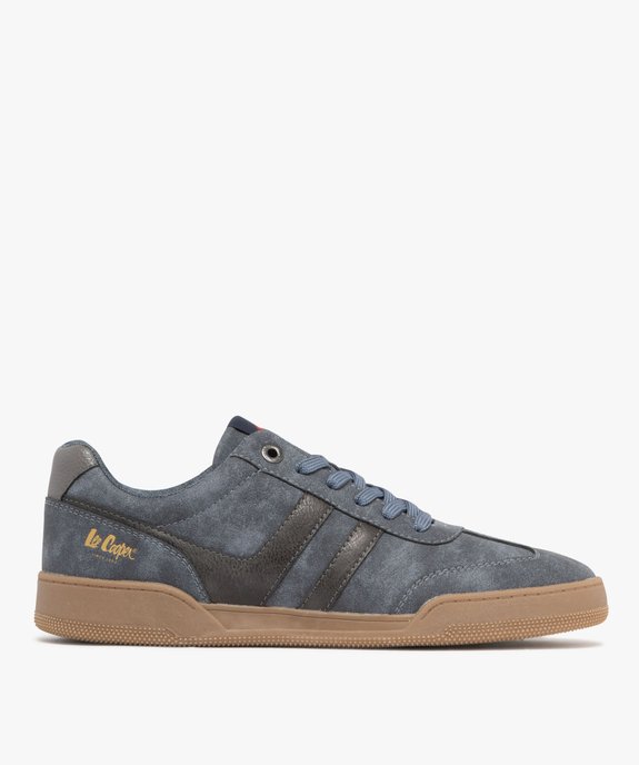 Baskets homme rétro en suédine et avec bandes latérales - Lee Cooper vue1 - LEE COOPER - GEMO
