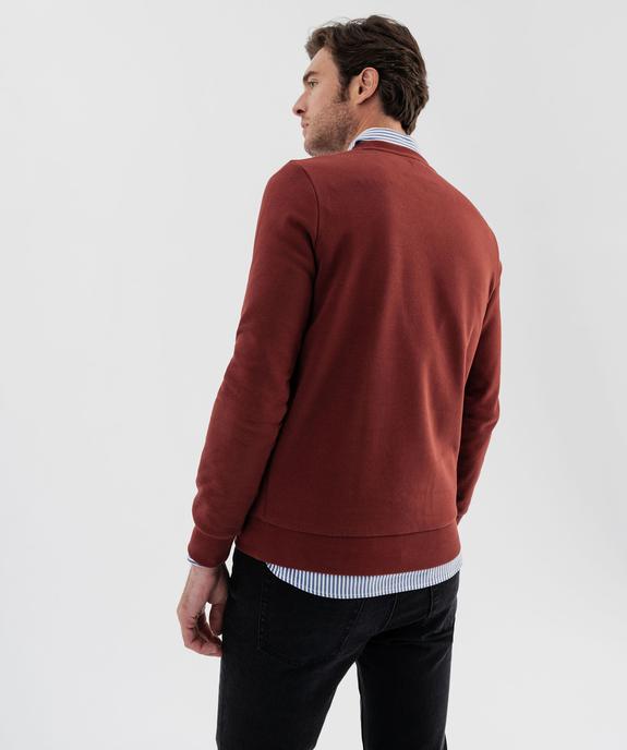 Sweat avec intérieur molletonné homme vue3 - GEMO 4G HOMME - GEMO